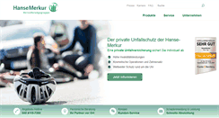 Desktop Screenshot of hansemerkur.de